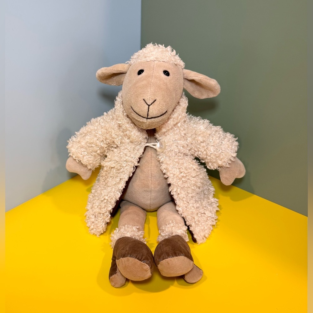 Jellycat Sheep with a Coat and High Heels - RETIRED - Collectible - 12”!